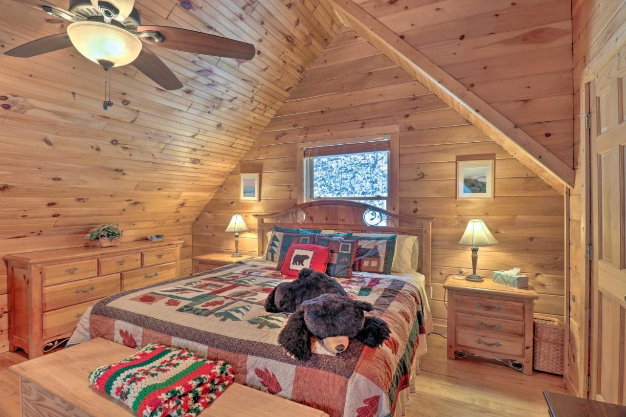 Smoky Mountain Cabin With Hot Tub And Views! Bryson City Εξωτερικό φωτογραφία